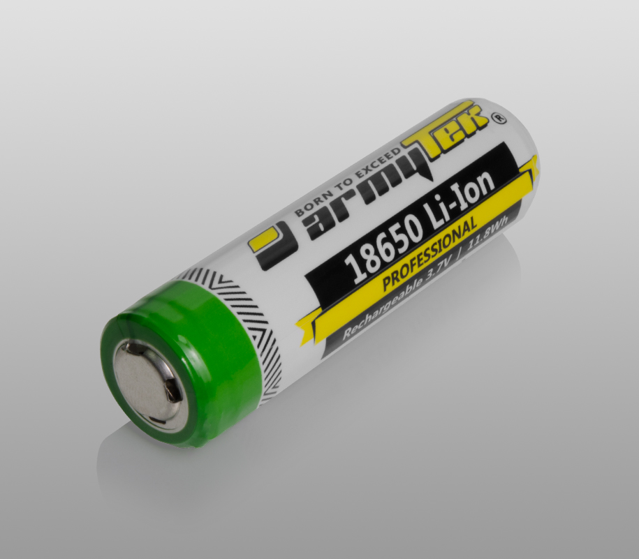 Armytek® 18650 Li-Ion 3200 mAh Akku Protected