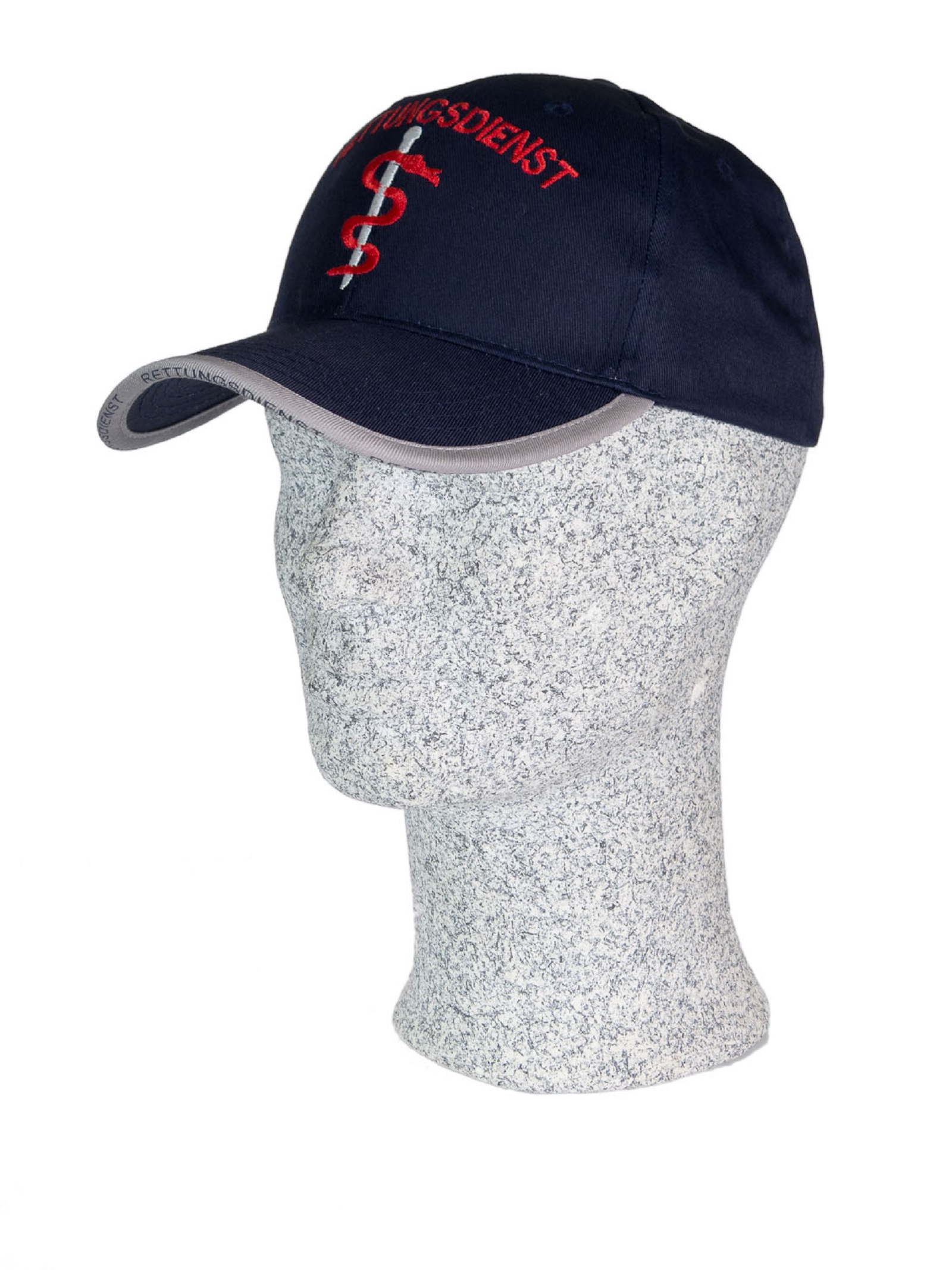 TacFirst Baseball Cap mit Stick Äskulapstab + RETTUNGSDIENST