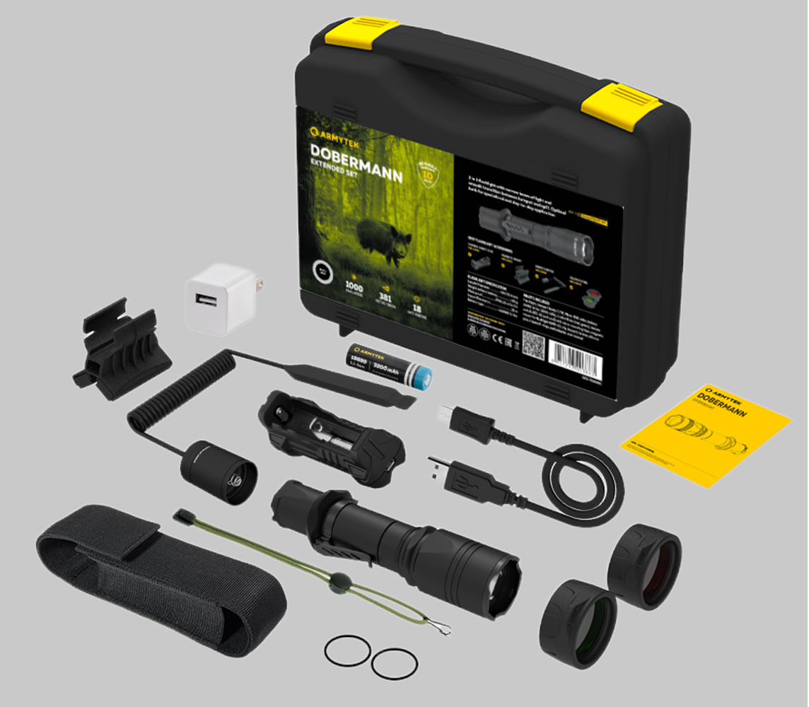Armytek® Dobermann Extended Set