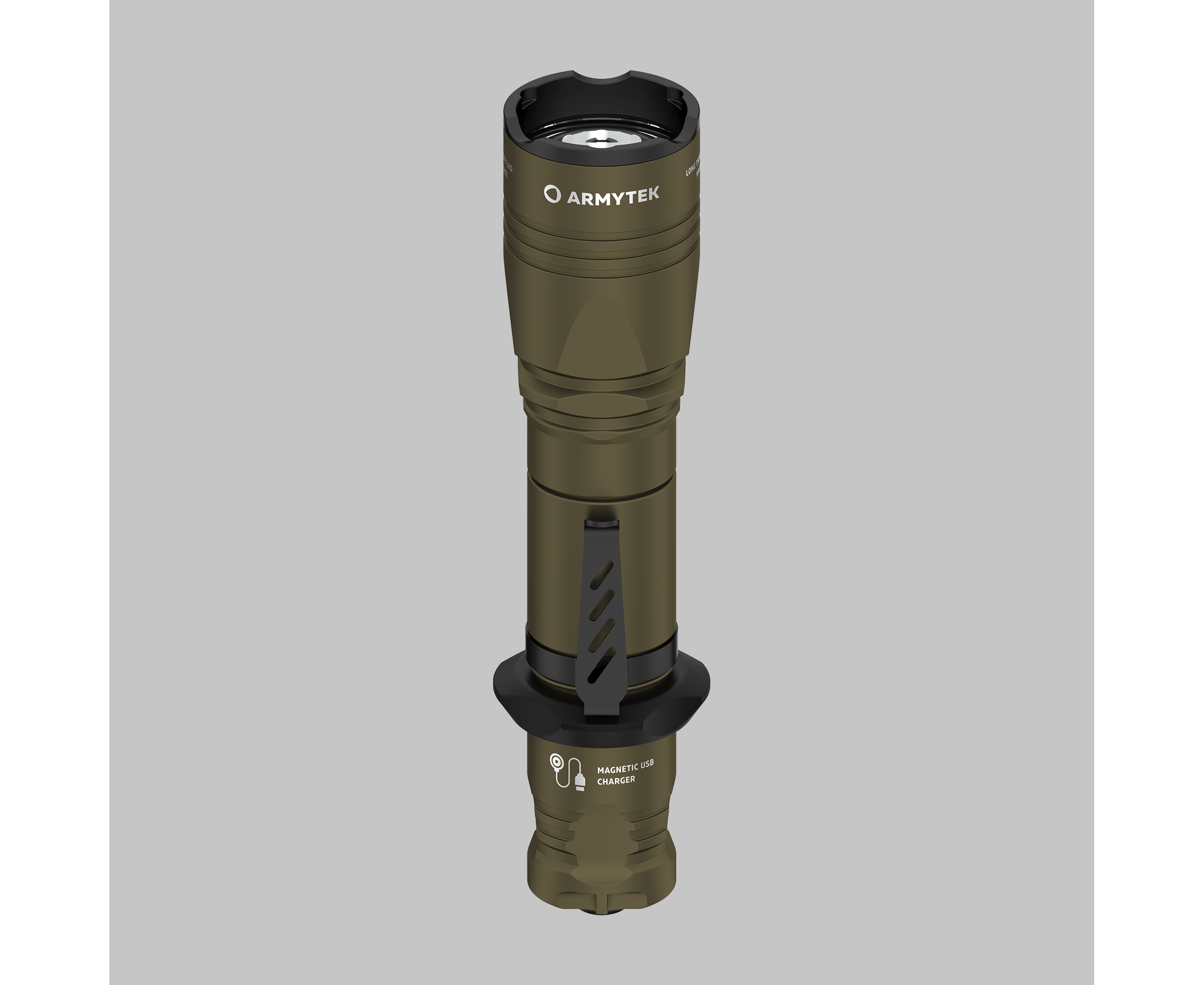 Armytek® Dobermann Pro Magnet USB Warm (Olive)